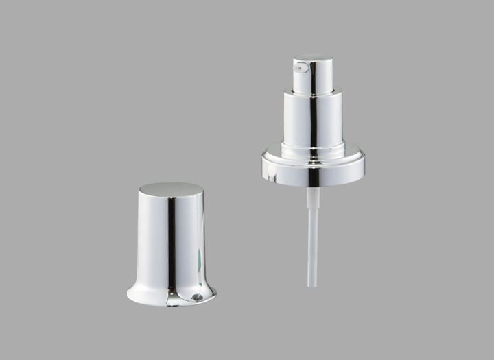 KR -3106 22/410 হোয়াইট প্লাস্টিক লোশন কসমেটিক ট্রিটমেন্ট পাম্প বাম - ডান লক