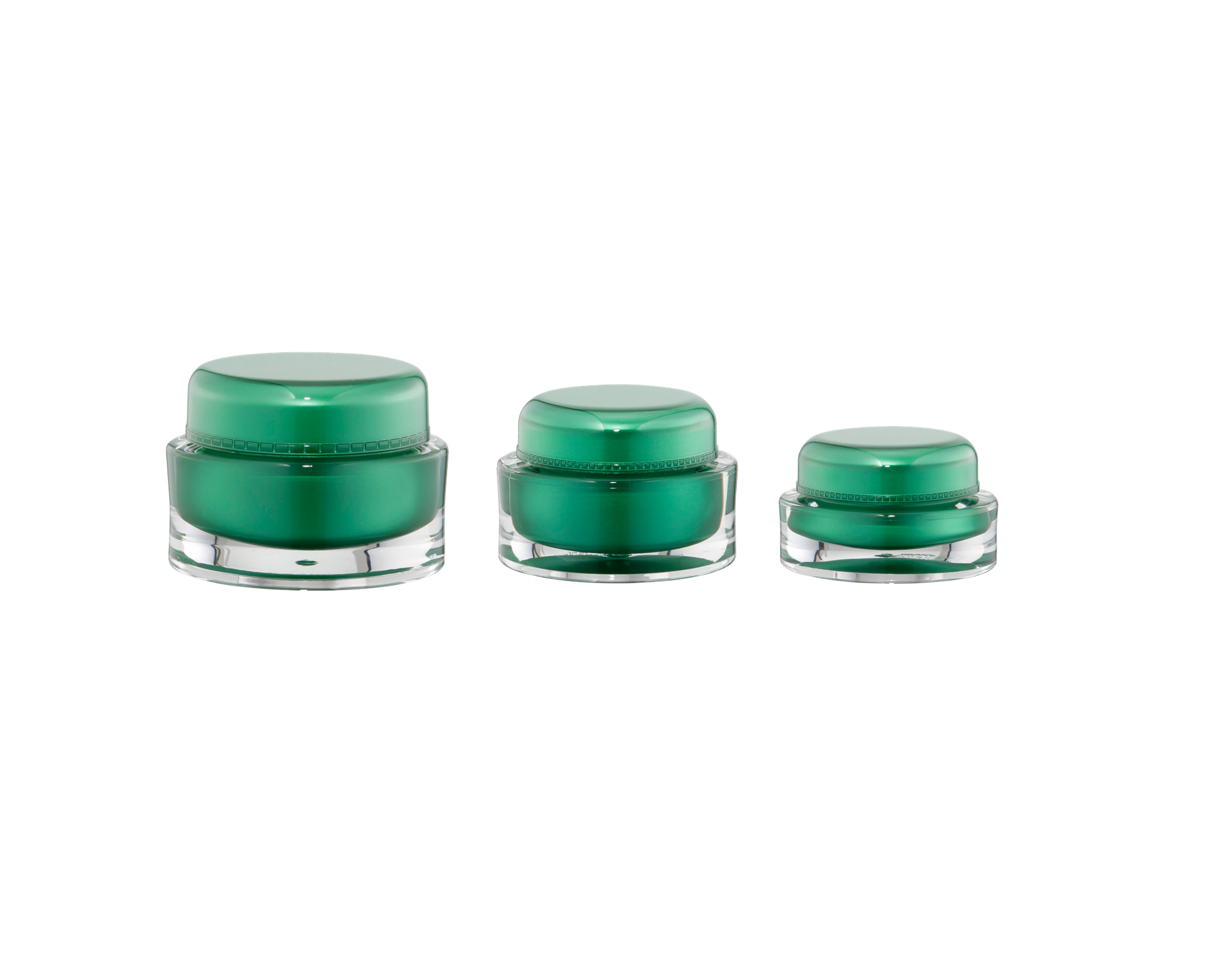 KR-4013 ফেস ক্রিম জার বিলাসবহুল এক্রাইলিক প্রসাধনী জার এবং বোতল ব্যক্তিগত ত্বকের যত্ন 15g 30g 50g